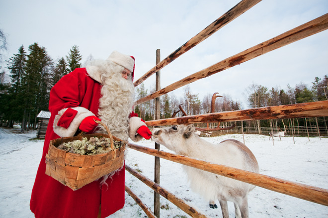 Le Père Noël vit en Laponie