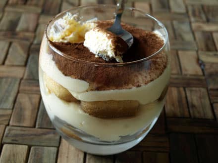 Tiramisu  verrine en verrine tiramisu