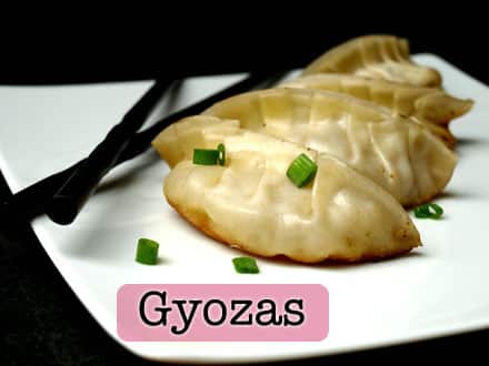 Gyozas, raviolis japonais (faits maison)
