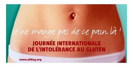 Affiche journée internationale de l'intolérance au gluten