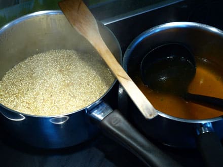 Cuisso du risotto de quinoa