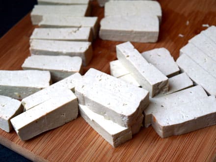 Bâtonnets de tofu ferme