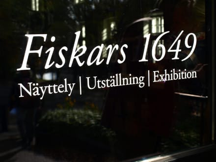 Entrée de la boutique Fiskars à Fisckars