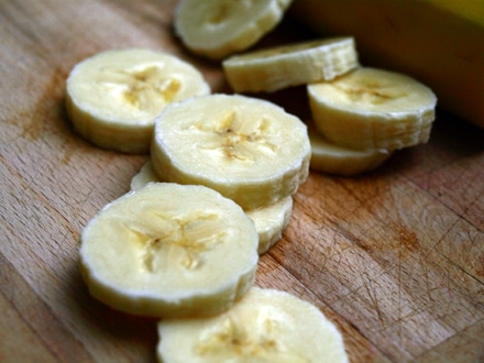 Banane en rondelles