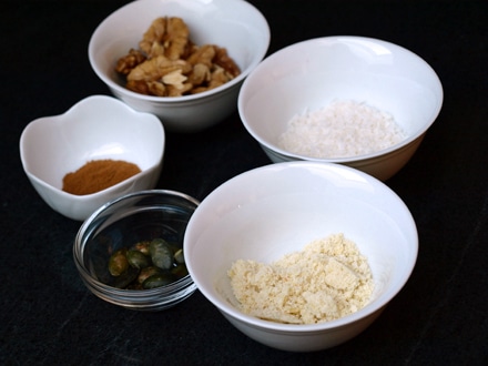 Ingrédients porridge paléo