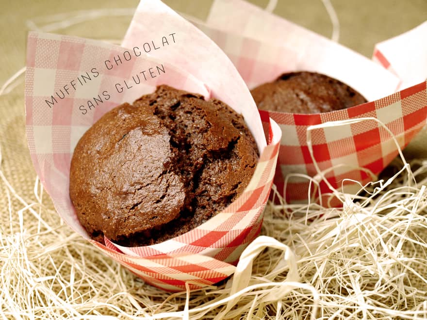Muffin au chocolat sans gluten (à la farine de millet)