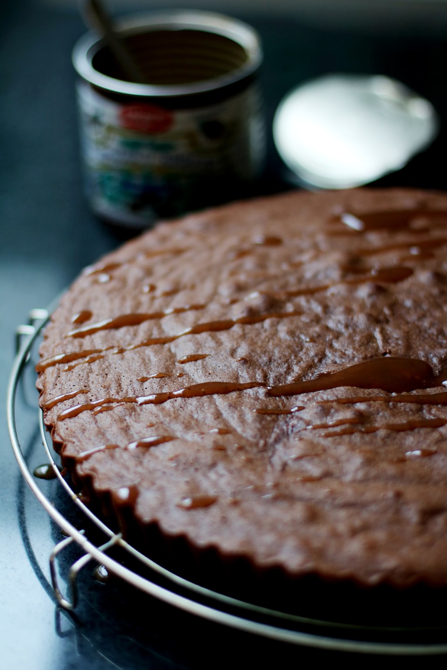 Gâteau à la crème de marron et au chocolat (sans gluten)