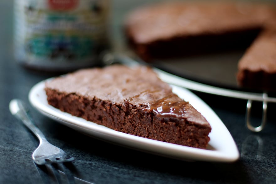Gâteau marron chocolat sans gluten