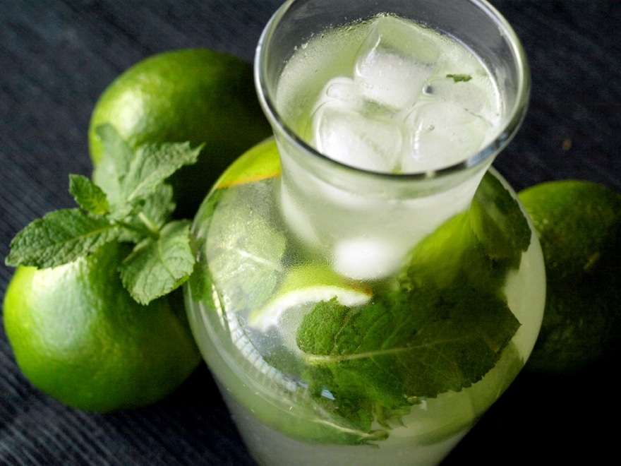 Mojito sans alcool, cocktail menthe et citron vert
