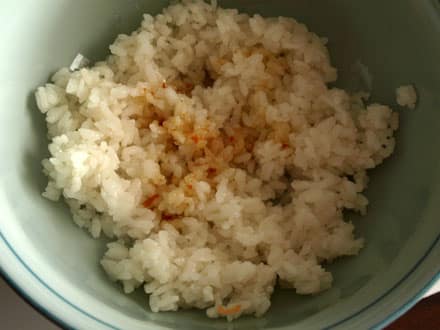 Riz du bibimbap