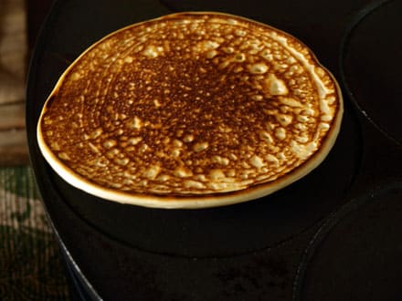 Cuisson du pancake - verso