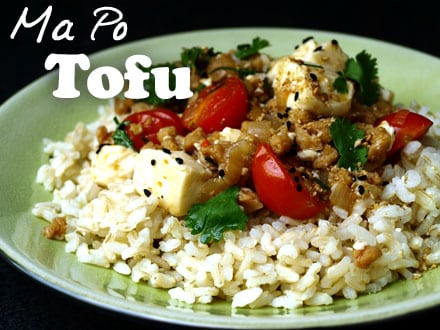 Ma Po Tofu végétarien