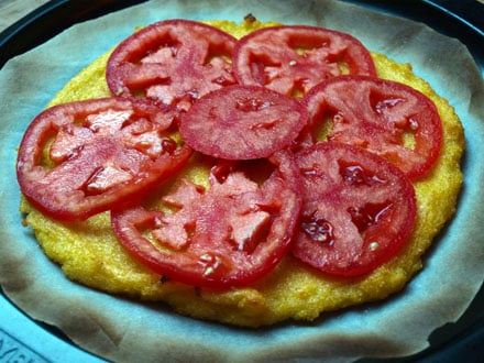 Ajout des rondelles de tomate