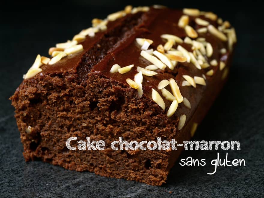 Cake chocolat-marron sans gluten