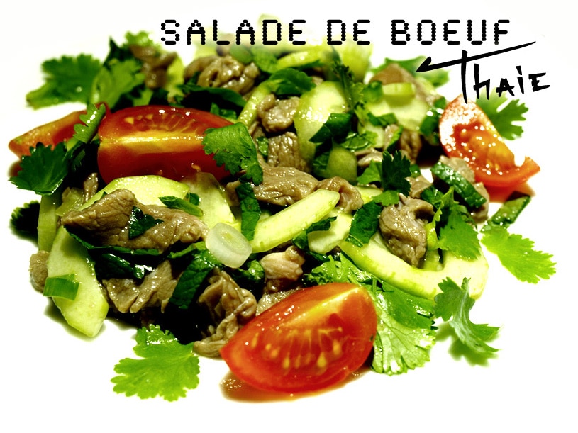Salade de boeuf thaïe au citron vert - Lap laotien