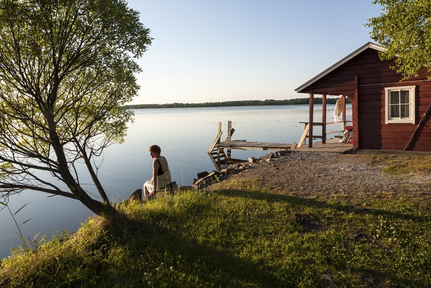 Cottage en bord de lac © Visit Finland