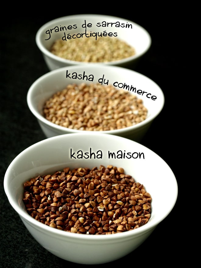 Des graines de sarrasin grillées au kasha maison