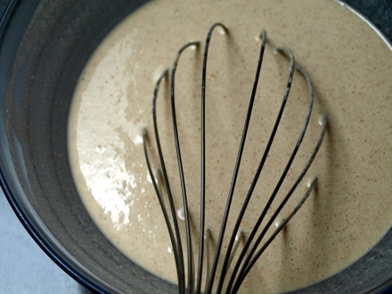 Pâte à crêpes sans gluten (farine sarrasin & châtaigne)