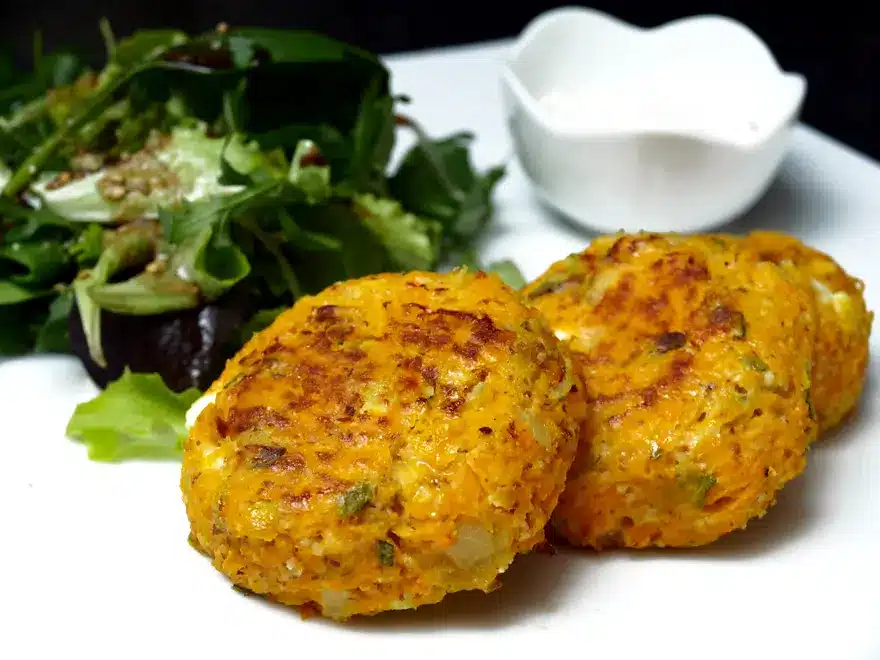 Croquettes de butternut à la feta