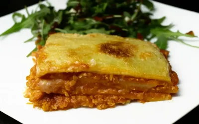 Lasagnes végétariennes (sans gluten, sans lactose)