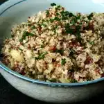 salade quinoa, amande noisettes
