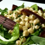 Salade pois chiches germés