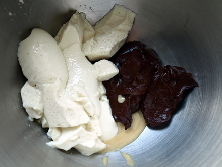 Ingrédients de la mousse au chocolat végétale (au tofu soyeux)