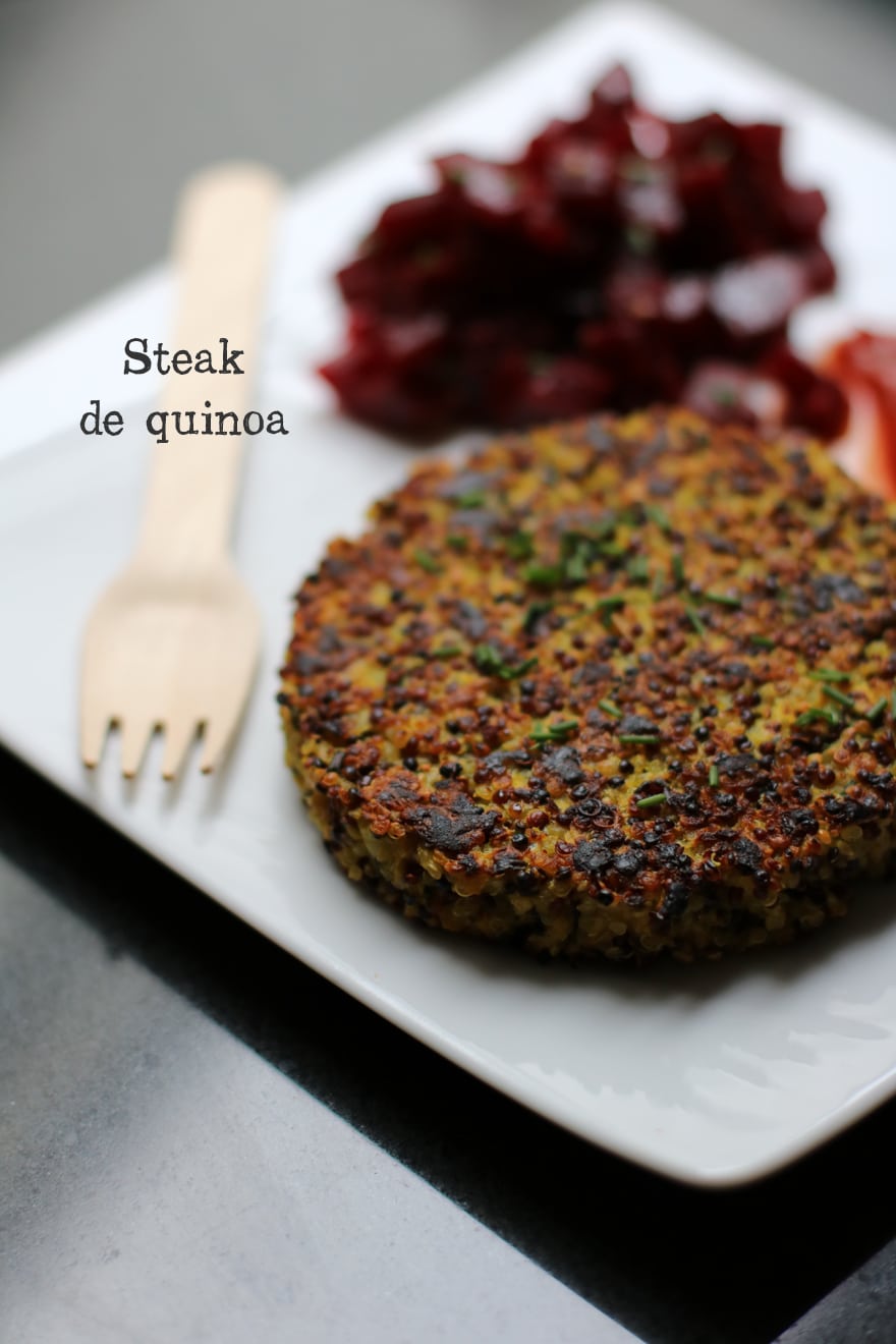 Galette de quinoa / Steak végétarien