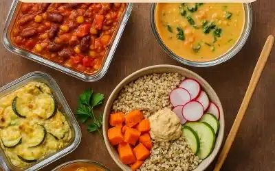 Batch cooking sans gluten : 5 recettes idéales pour une semaine complète